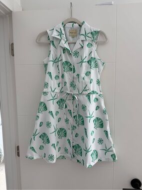 Byrdie Golf Social Wear seashell dress with shorts